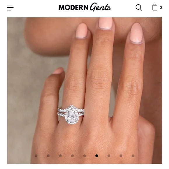 The Bliss Ring Set by Modern Gents - Size 6.5 - Picture 3 of 5